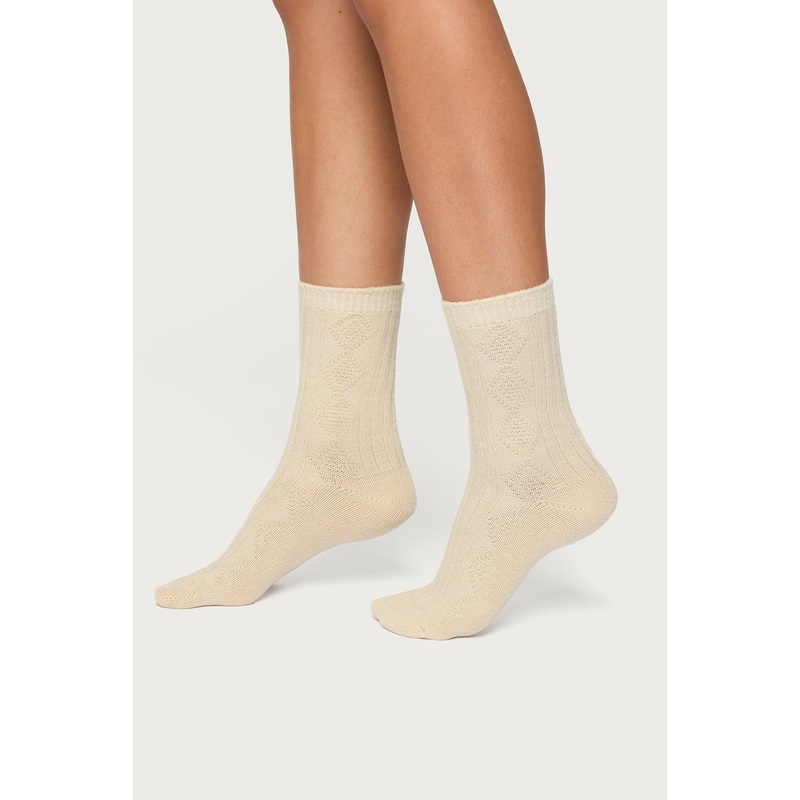 Cozy Socks BEIGE OS