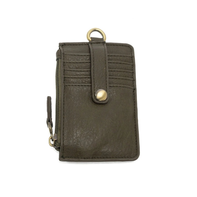 Dolly Small Card Wallet with Keyring DARK MOSS