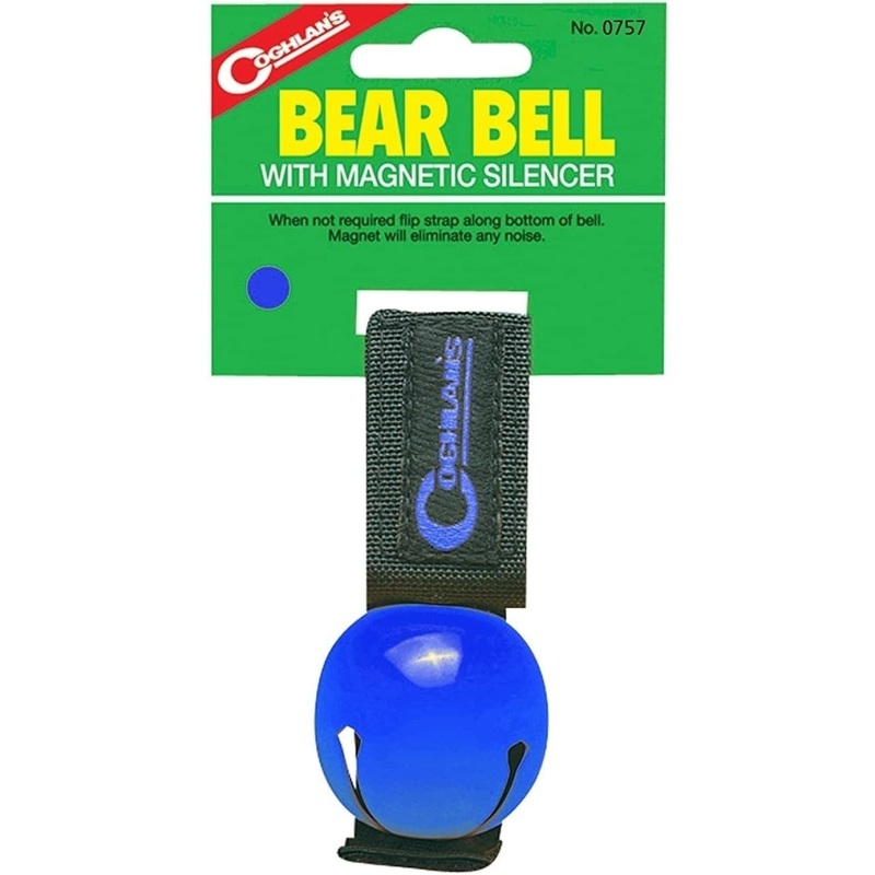 Bear Bell with Magnetic Silencer BLUE