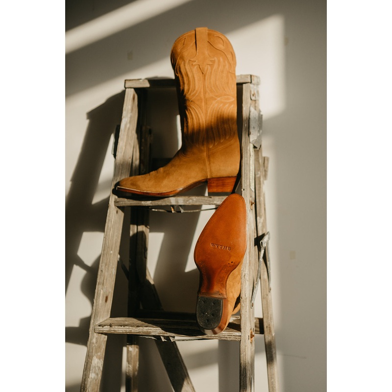 Snuff Suede Western Boots 7