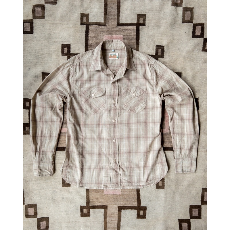Washed Madras Workshirt – Earthtone Plaid XS