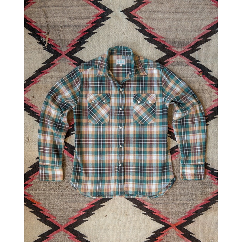 Washed Flannel Pearlsnap Shirt – Logger Plaid XS