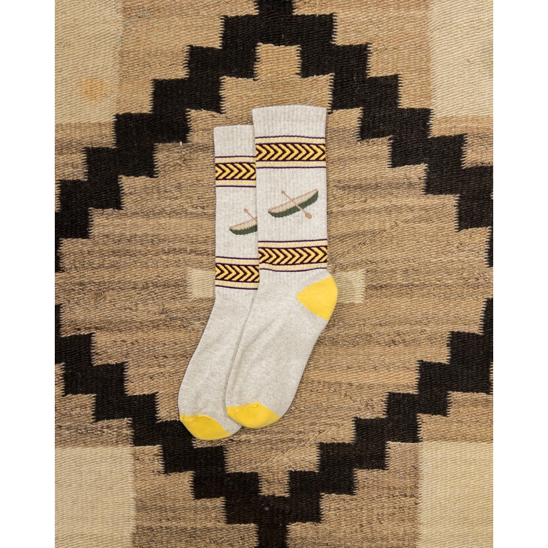 Canoe Recycled Cotton Camp Socks
