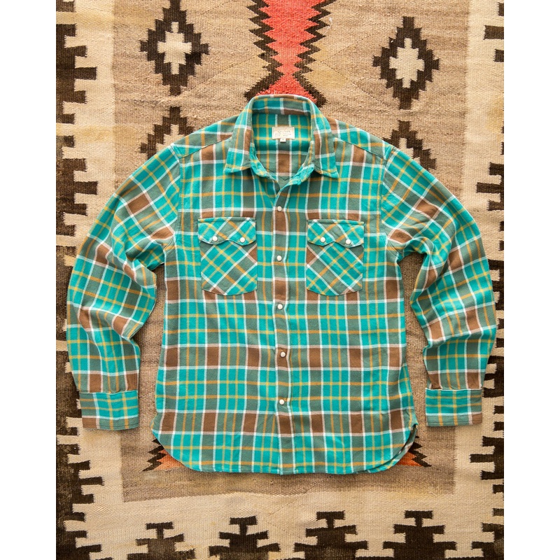 Washed Flannel Pearlsnap Shirt – Riverbend XS