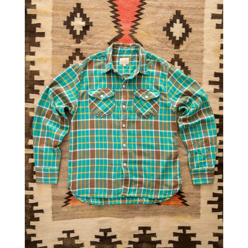 Washed Flannel Workshirt – Riverbend XS