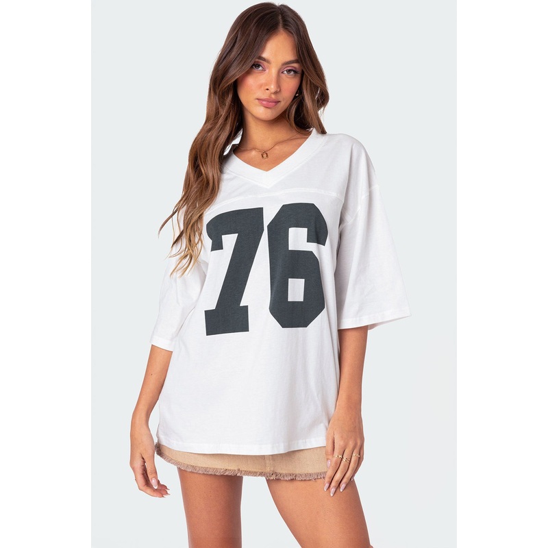 76 Oversized T-Shirt WHITE XS