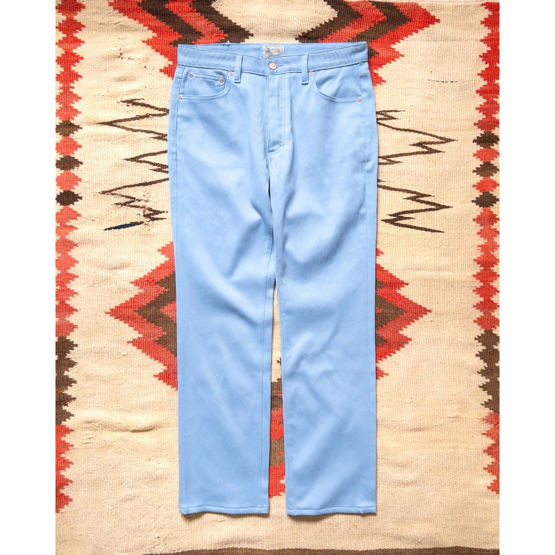 Bedford Cord Five Pocket Pants – Sky Blue – USA 30