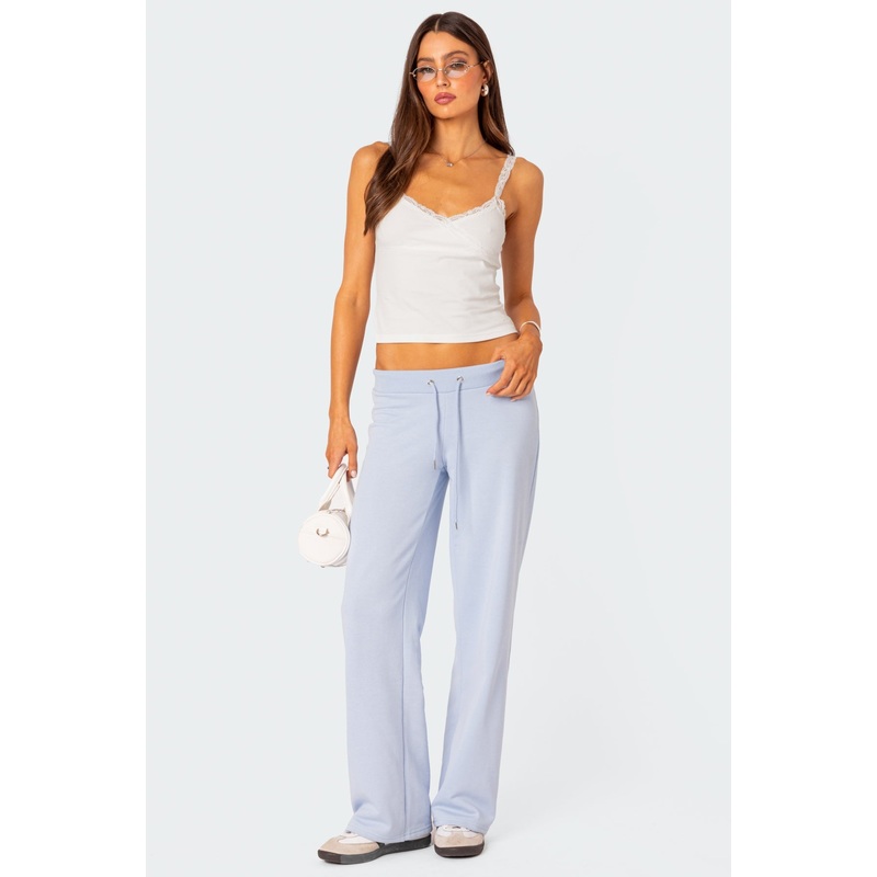 Quinn Straight Leg Sweatpants LIGHT BLUE XS