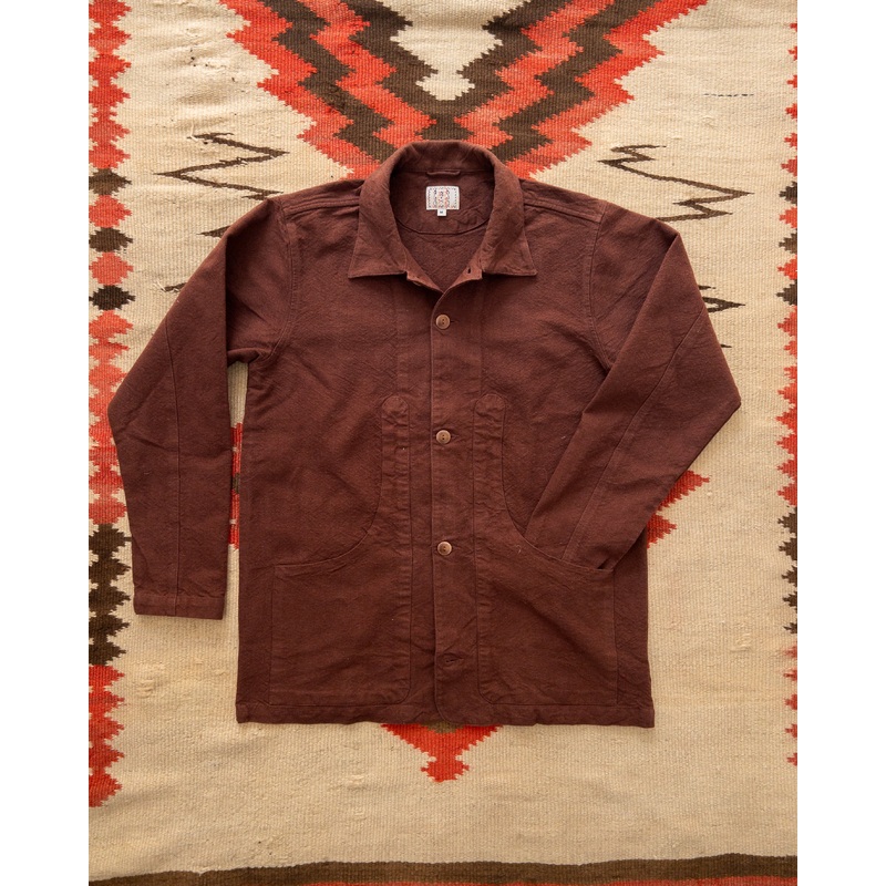 Rustic Plainweave Hunting Jacket – Chocolate Brown XS