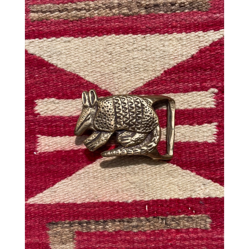 Solid Brass Armadillo Buckle