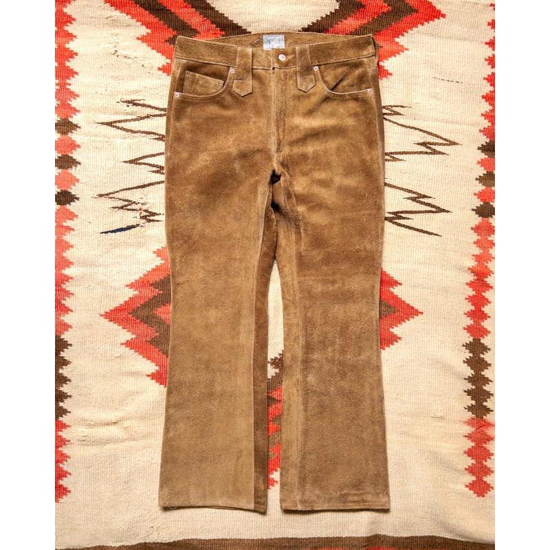 Suede Five Pocket Flares – Honey 30