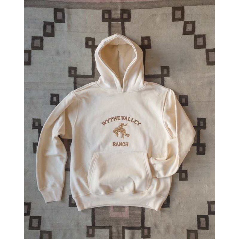 Wythe Valley Ranch Chainstitched Sweatshirt S Cream