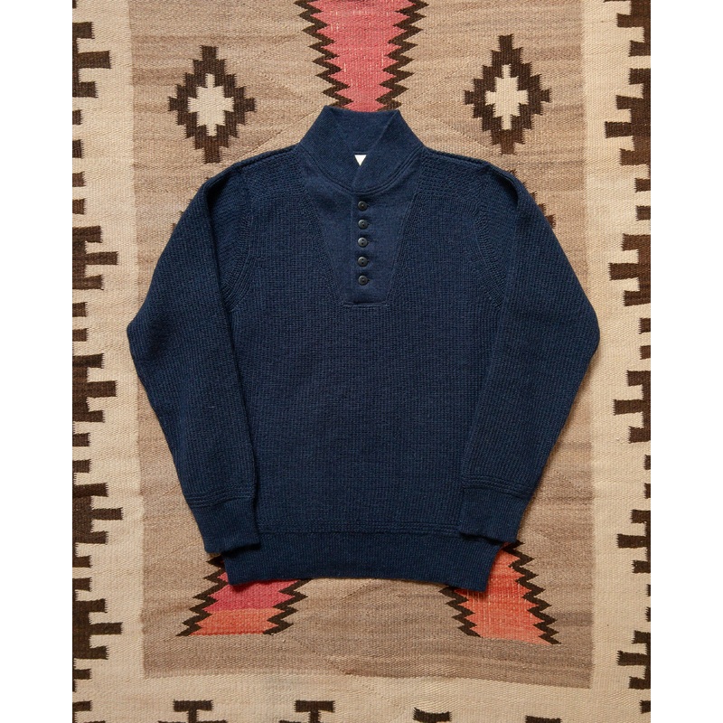 Alpaca Submariner Henley – Vintage Navy XS