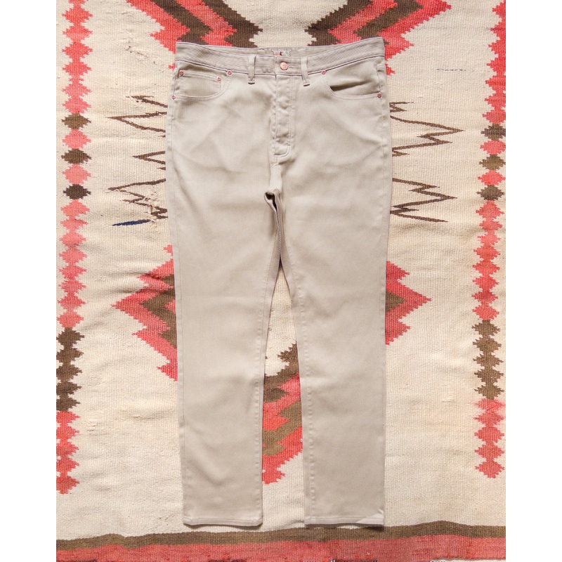 Bedford Cord Five Pocket Pants – Off White 28