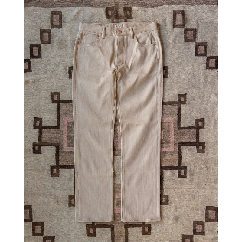 Bedford Cord Five Pocket Pants – Off White – USA 28