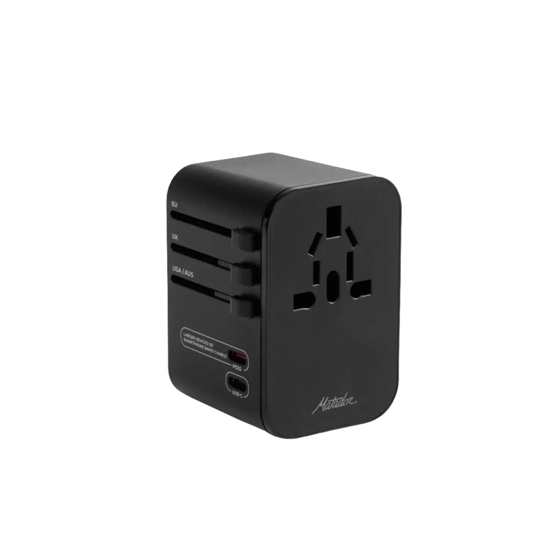 Global Travel Adapter BLACK