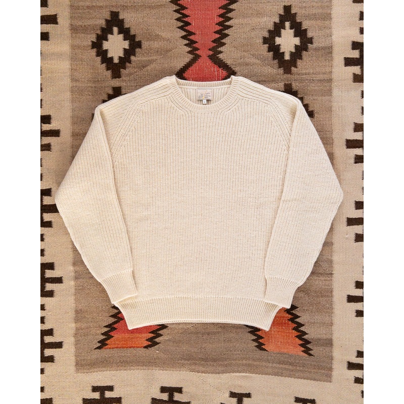 Highland Shakerknit Sweater – Cream XS
