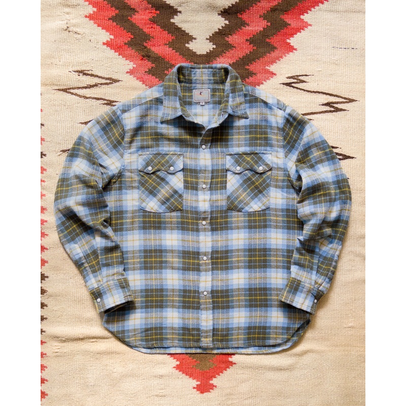 Washed Flannel Pearlsnap Shirt – Gold Ravine XS