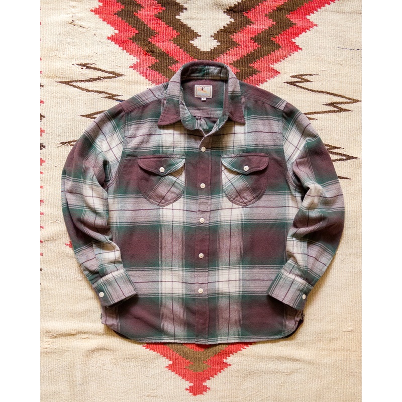 Washed Flannel Workshirt – Grizzly Shadow Plaid XS