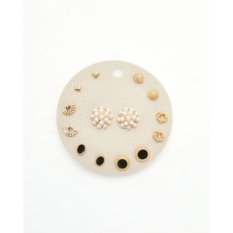 Midnight Minis Multi Stud Earrings Gold Multi O/S