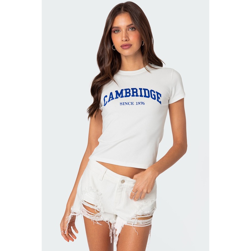 Cambridge T Shirt WHITE XS