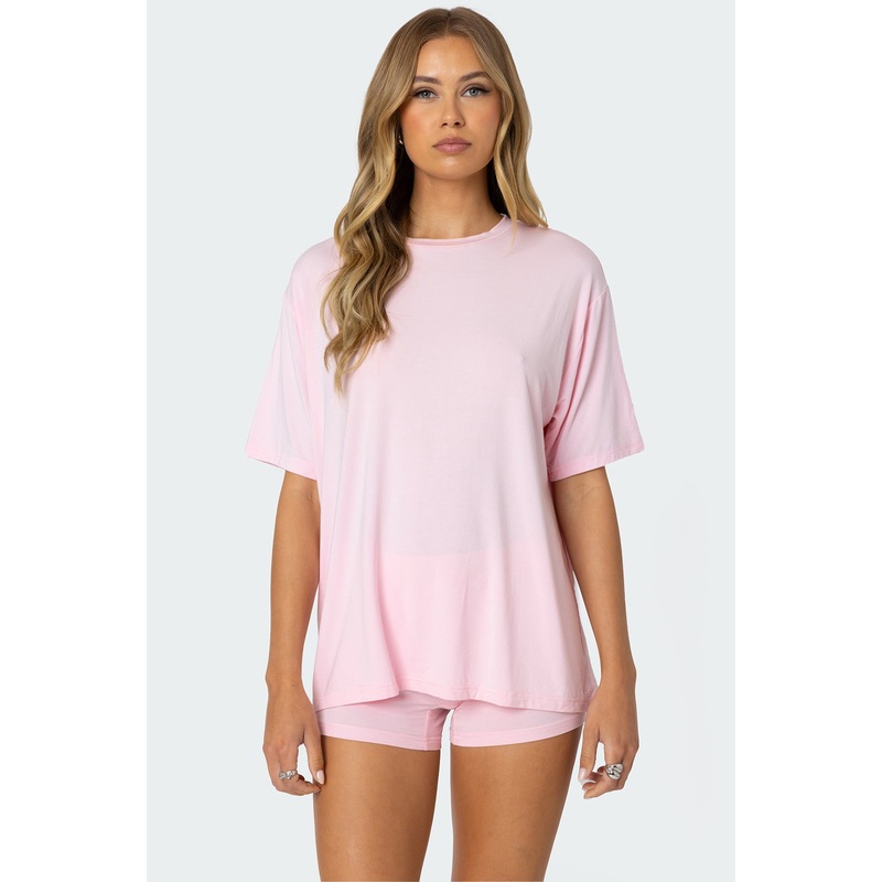 Bf Oversized T Shirt PINK XS