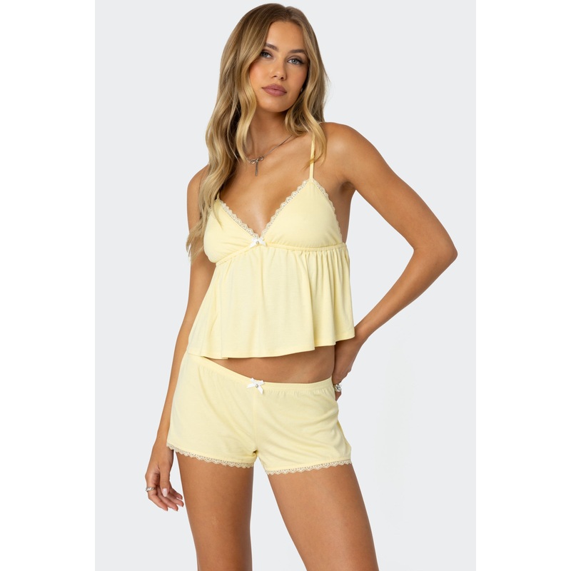Buffy Babydoll Tank Top YELLOW XS