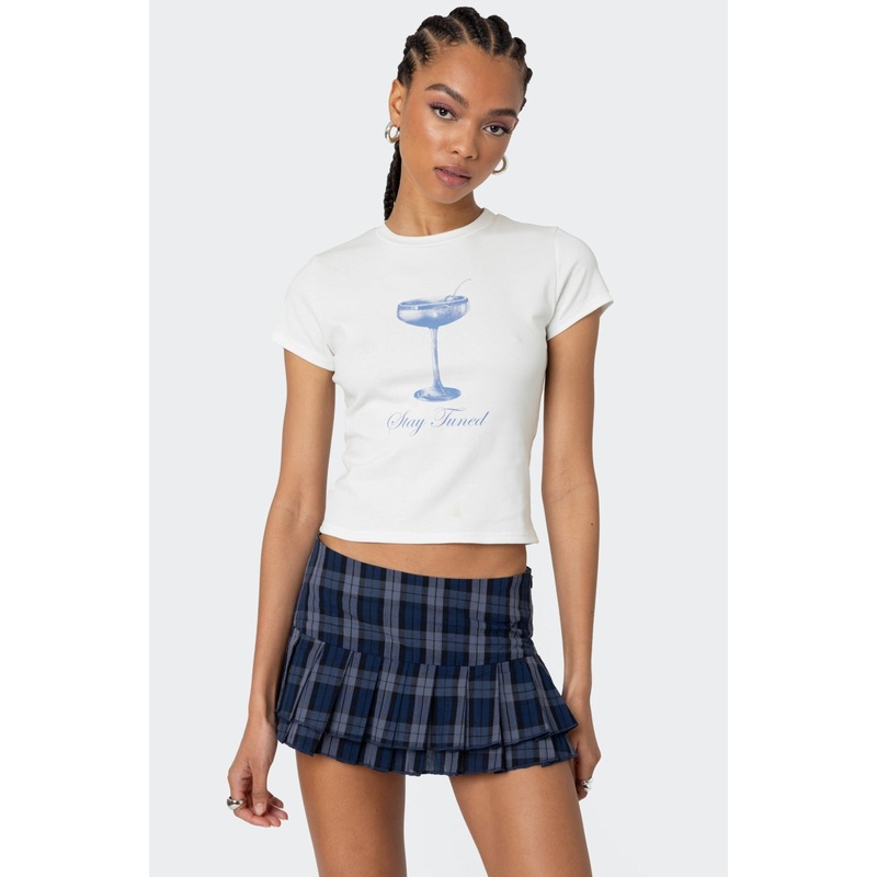 Tuned In T Shirt WHITE XS