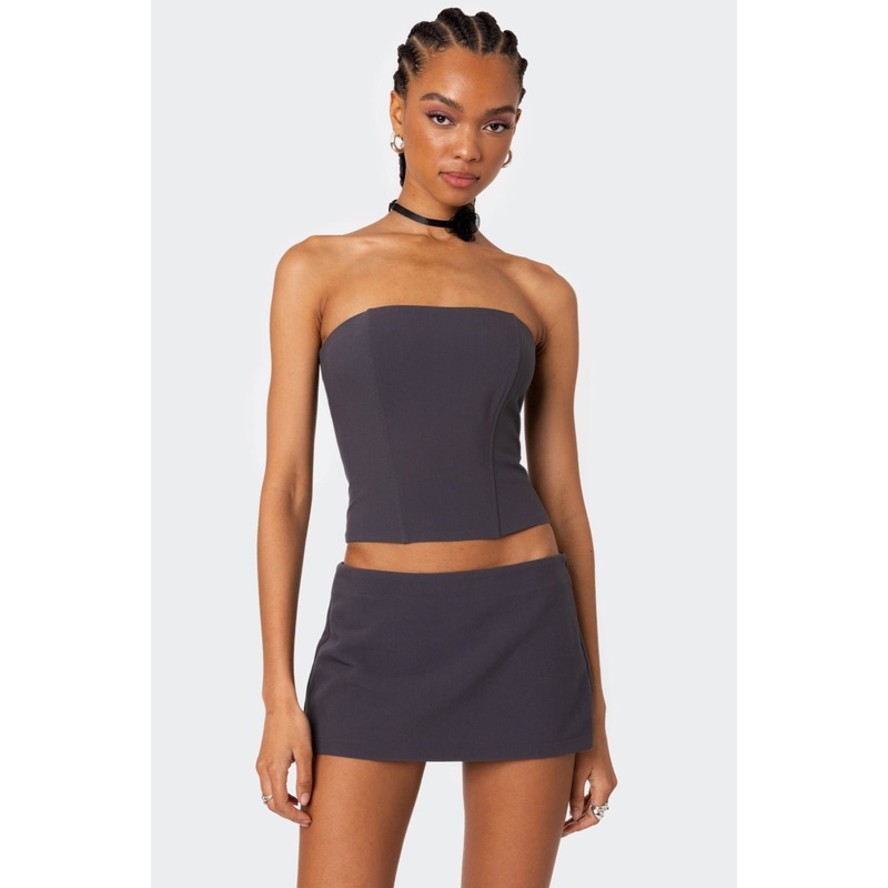 Piper Strapless Corset DARK GRAY XS