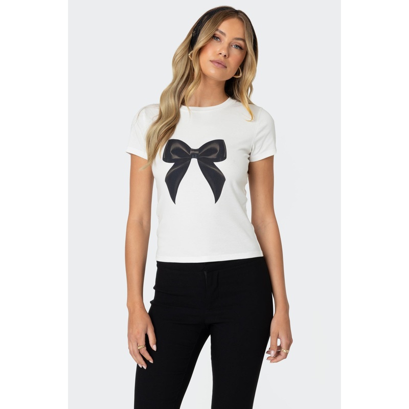 Tied Up T Shirt WHITE XS