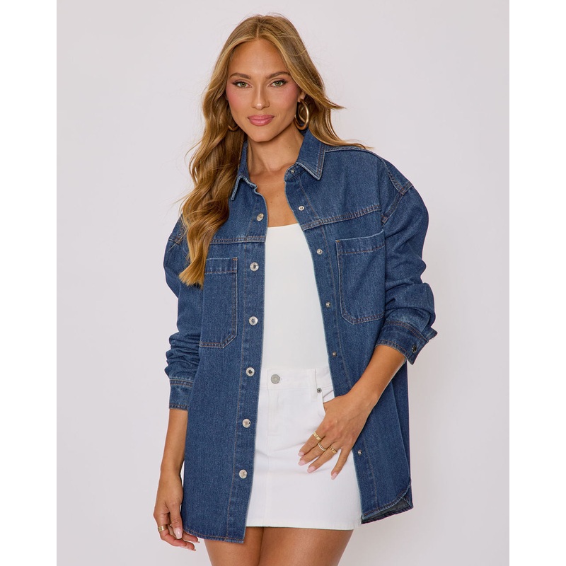 Kai Denim Shirt Dark Wash XS