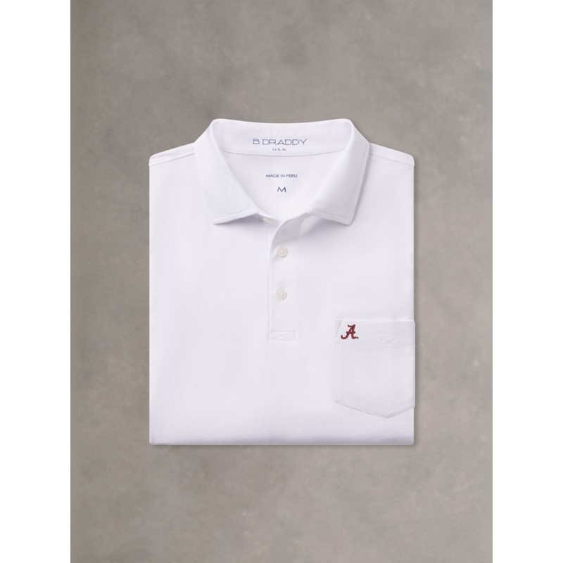 ALABAMA | LIAM POLO | COLLEGIATE WHITE SML