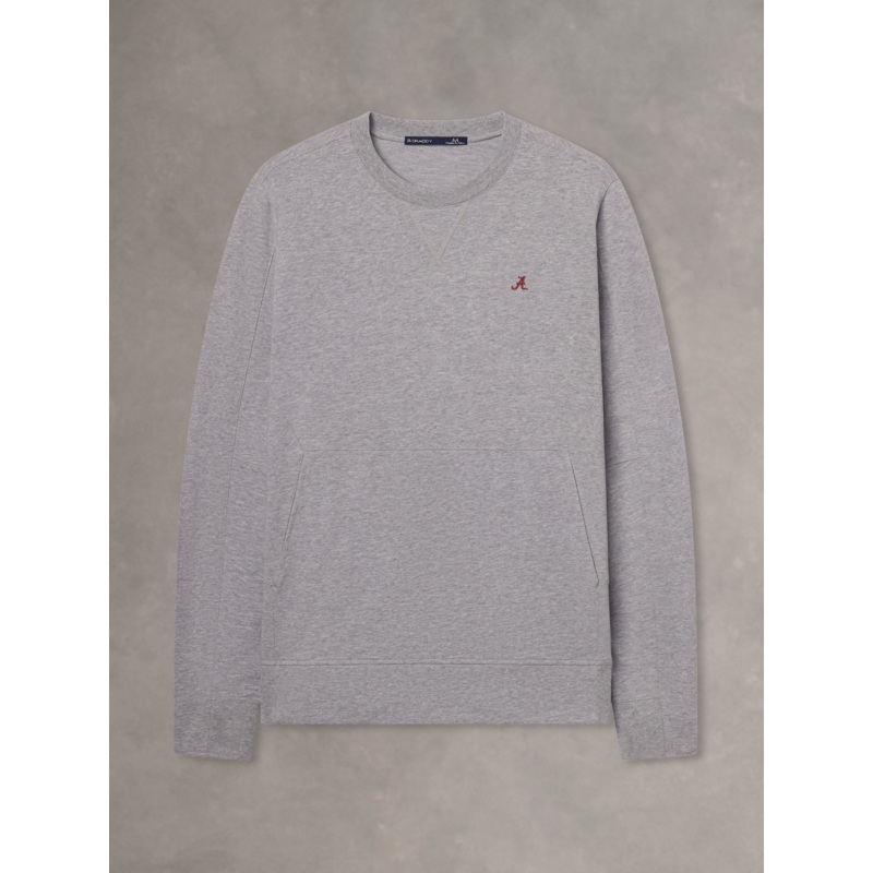 ALABAMA | RUSS CREWNECK | COLLEGIATE GREY HEATHER SML
