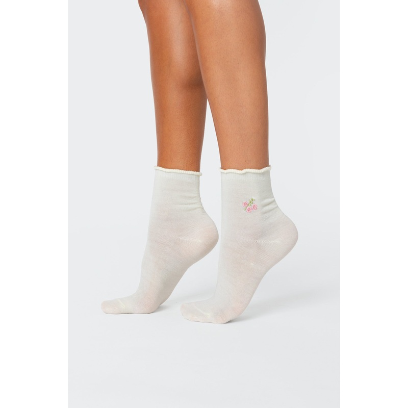 Petal Princess Socks CREAM OS