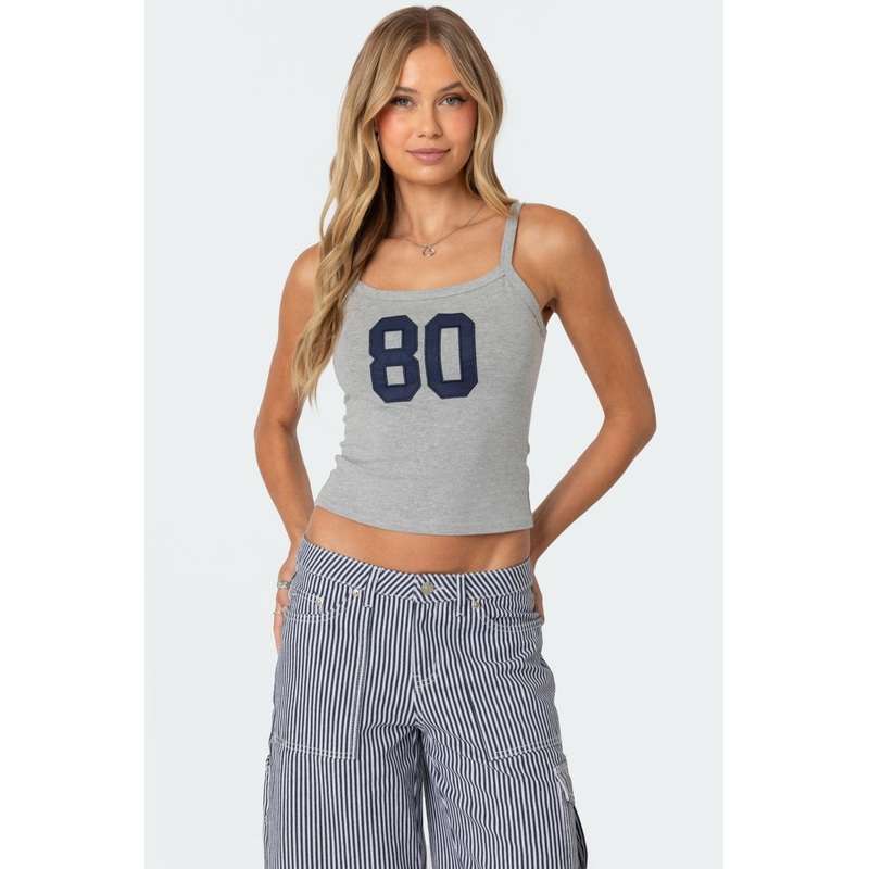 80’S Babe Tank Top GRAY MELANGE XS