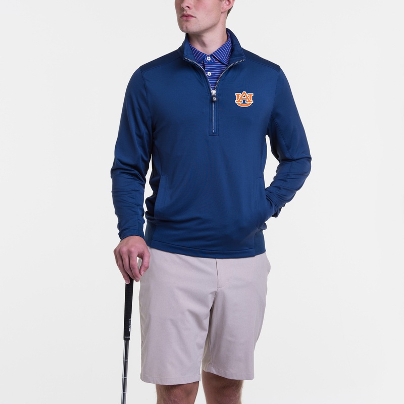 AUBURN | DRADDY SPORT BLAIR HALF ZIP | COLLEGIATE REGAL SML