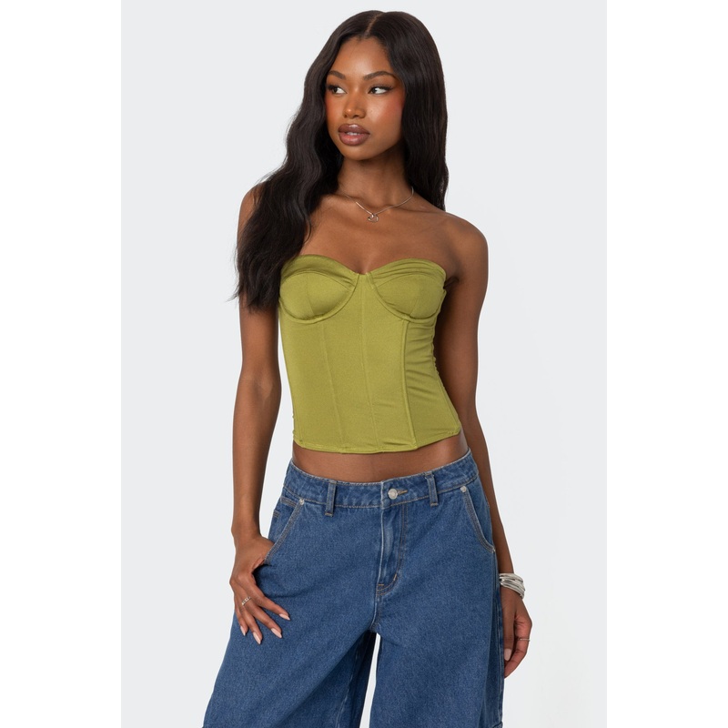 Duna Shiny Corset GREEN XS