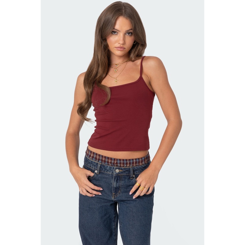 Deanna Tank Top BURGUNDY XS