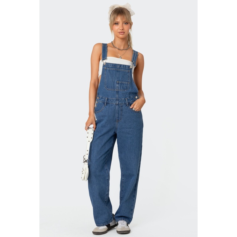 Rosemary Denim Overalls BLUE WASHED XS