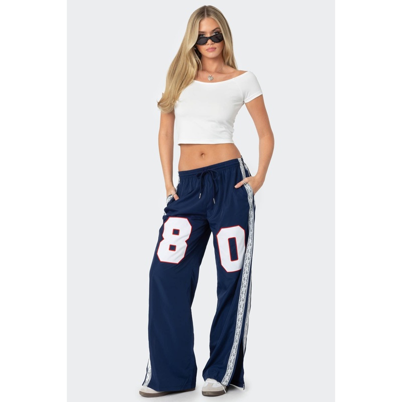 1980 Nylon Track Pants NAVY XS