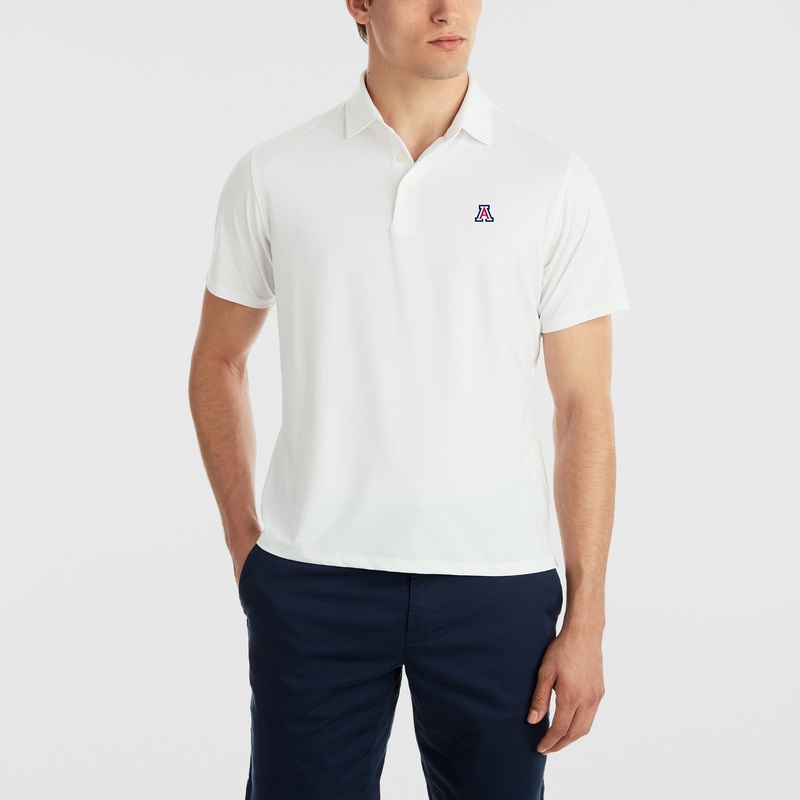 ARIZONA | DRADDY SPORT RYAN POLO | COLLEGIATE WHITE SML