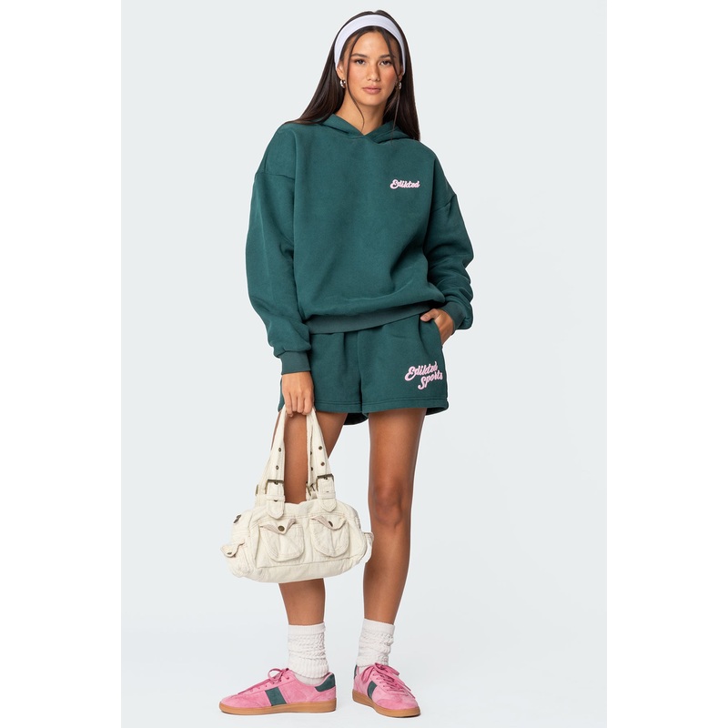 So Sporty Sweat Shorts GREEN XS