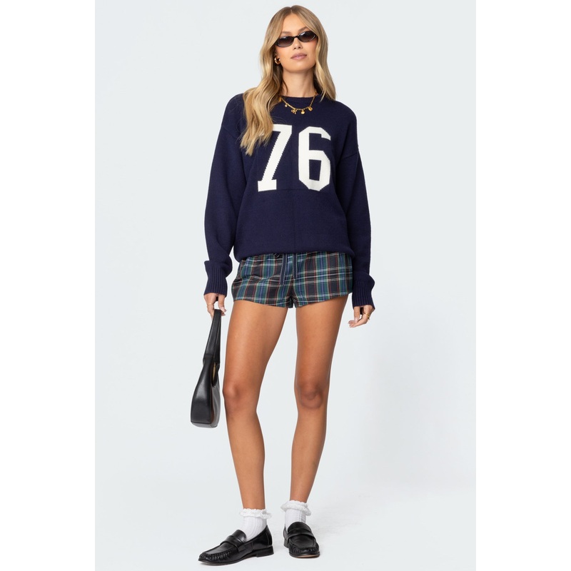 Cabin Plaid Shorts GREEN XS