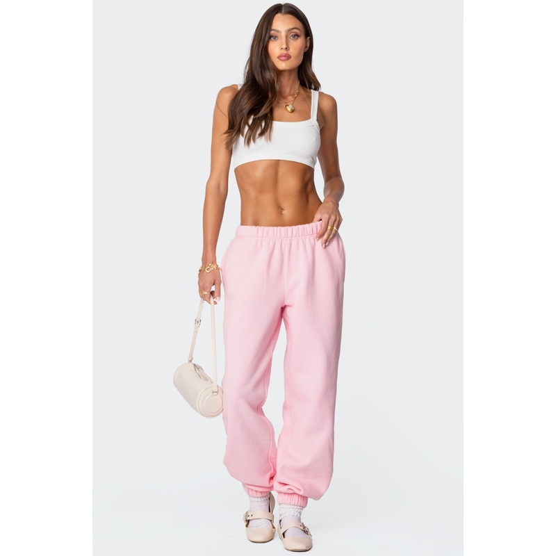 Clark Oversized Sweatpants LIGHT PINK XS