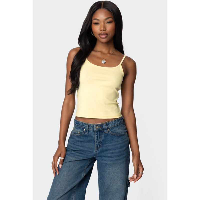 Deanna Tank Top YELLOW XS