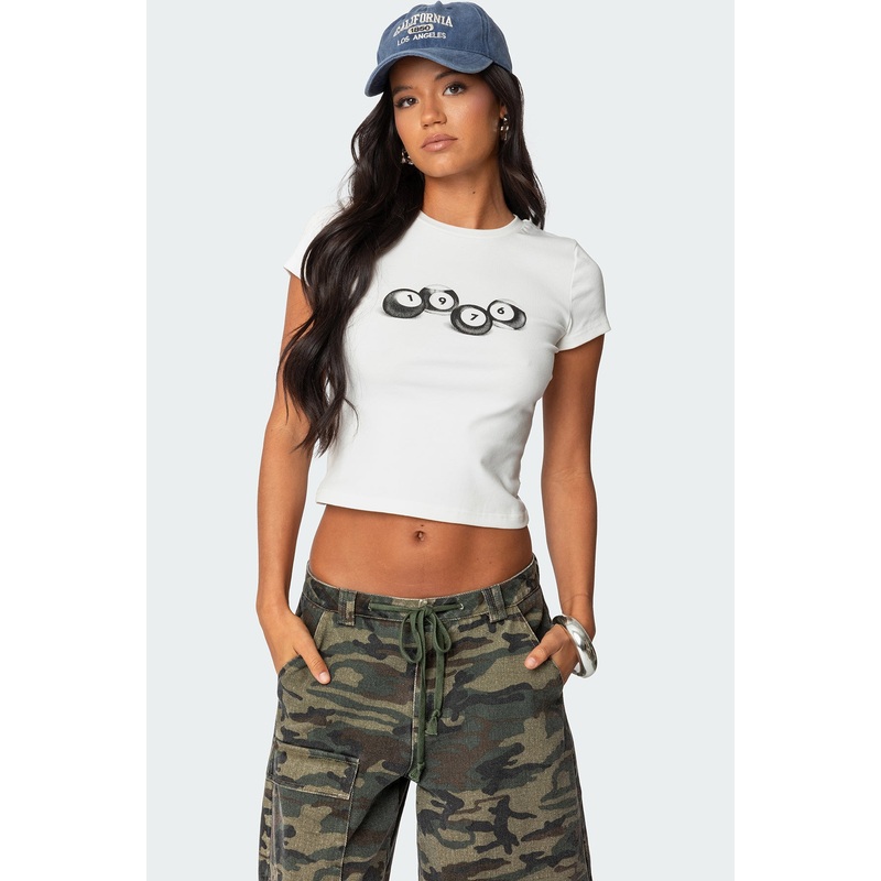 Billiards T Shirt WHITE XS