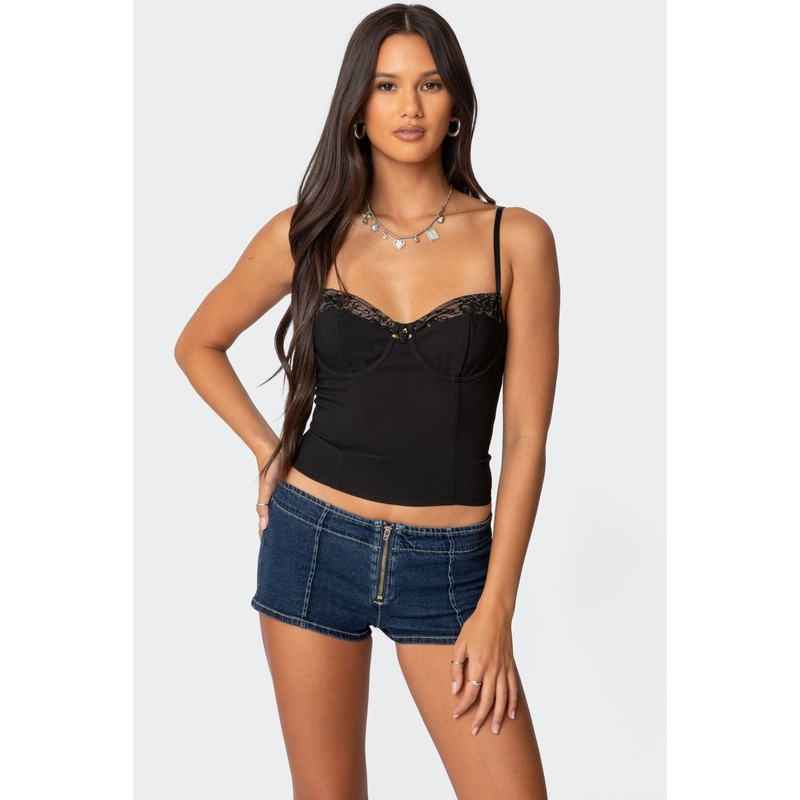 Coryn Lacey Cupped Corset BLACK XS