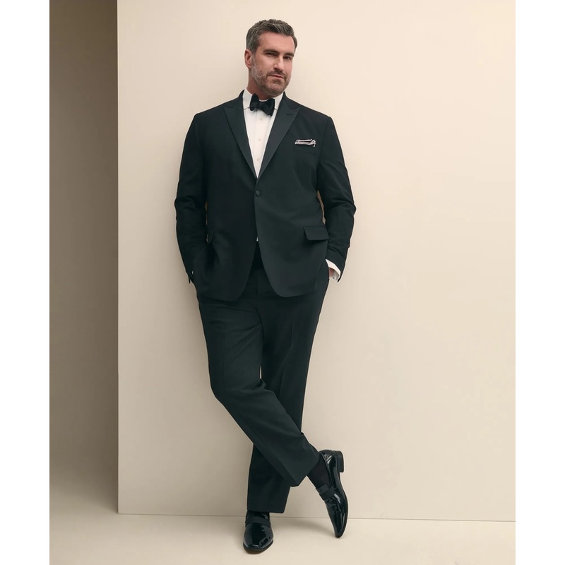 Big & Tall Brooks Brothers Explorer Collection Wool Tuxedo Pants