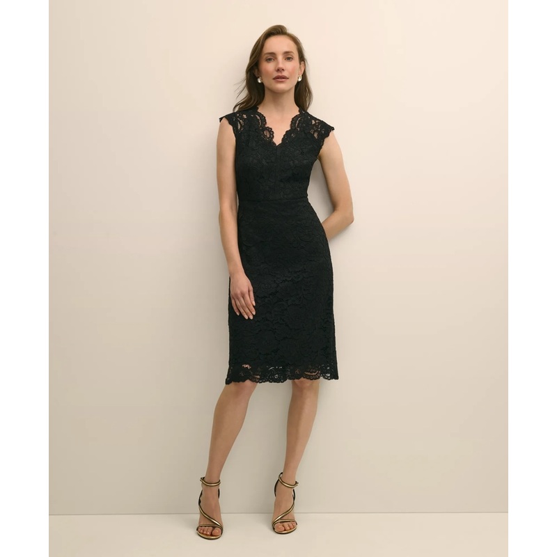 Cotton-Viscose Lace Dress