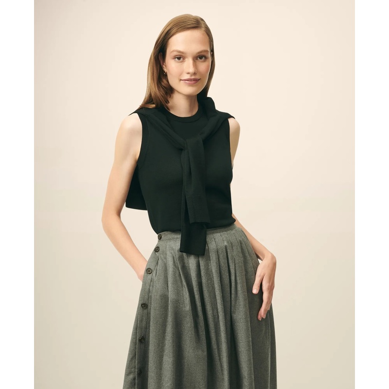 Extra-Fine Twinset Shell in Merino Wool